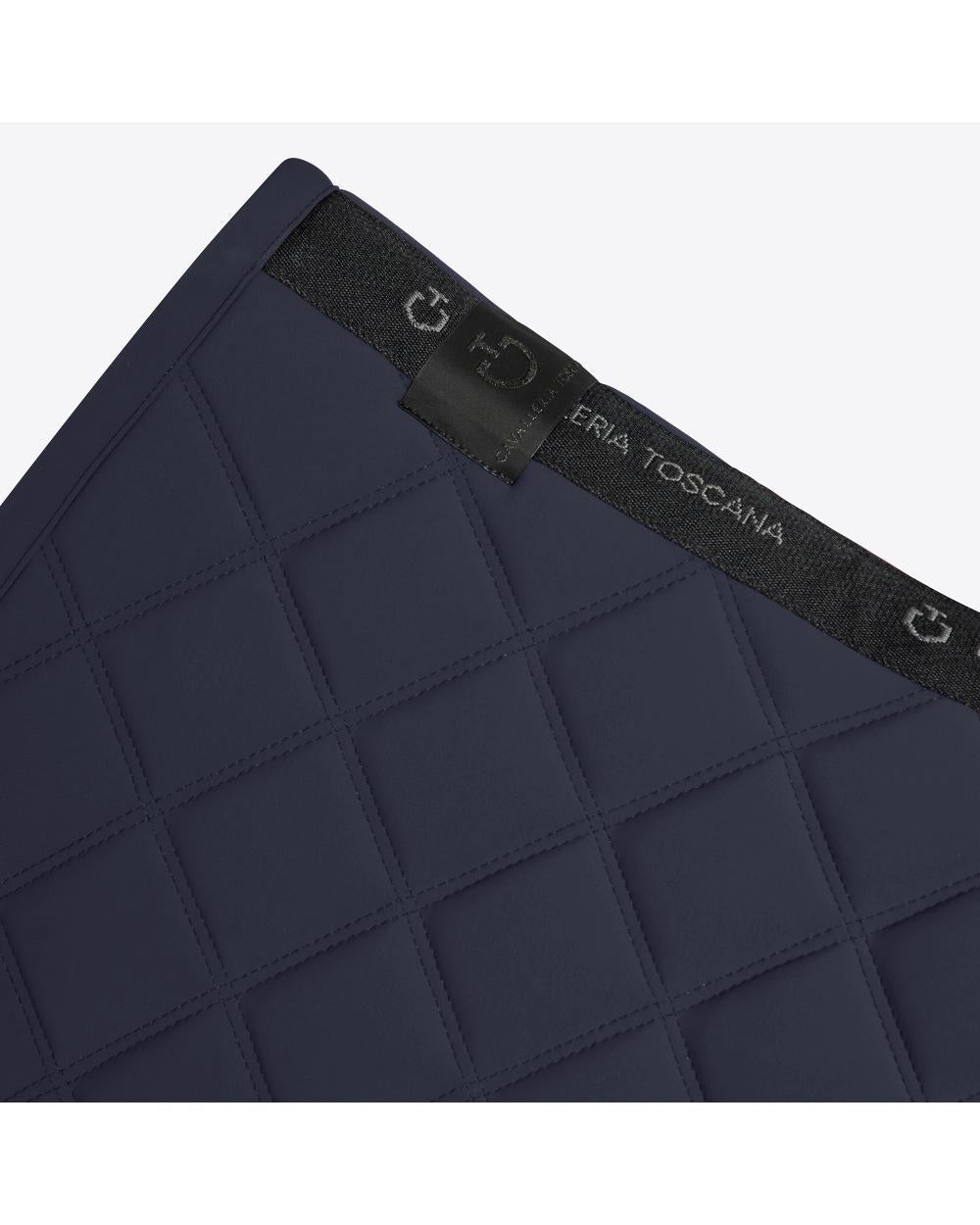 Cavalleria Toscana CT Diamonds and Lines Quilted Jumping Saddle Pad.