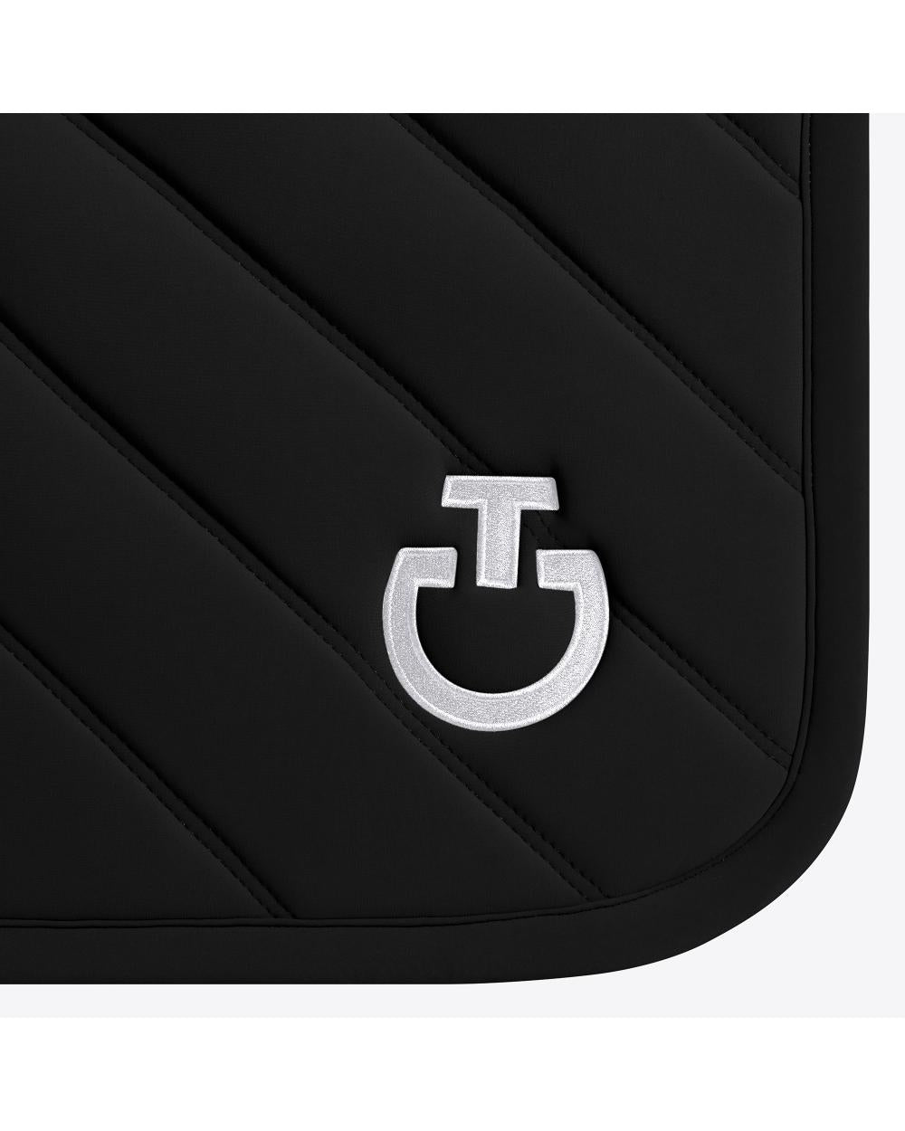 Cavalleria Toscana CT Diamonds and Lines Quilted Jumping Saddle Pad.