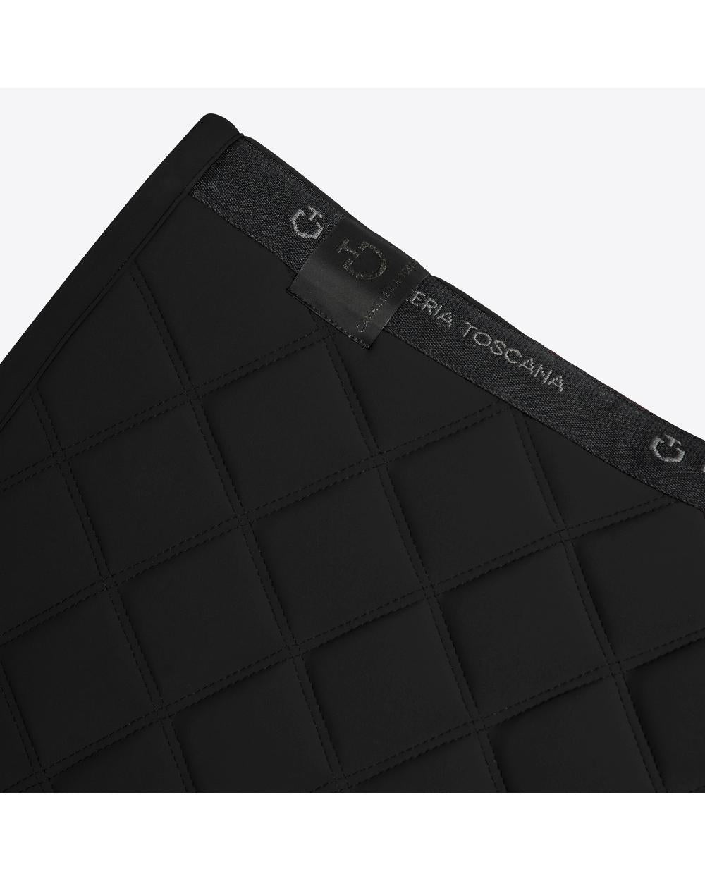 Cavalleria Toscana CT Diamonds and Lines Quilted Jumping Saddle Pad.