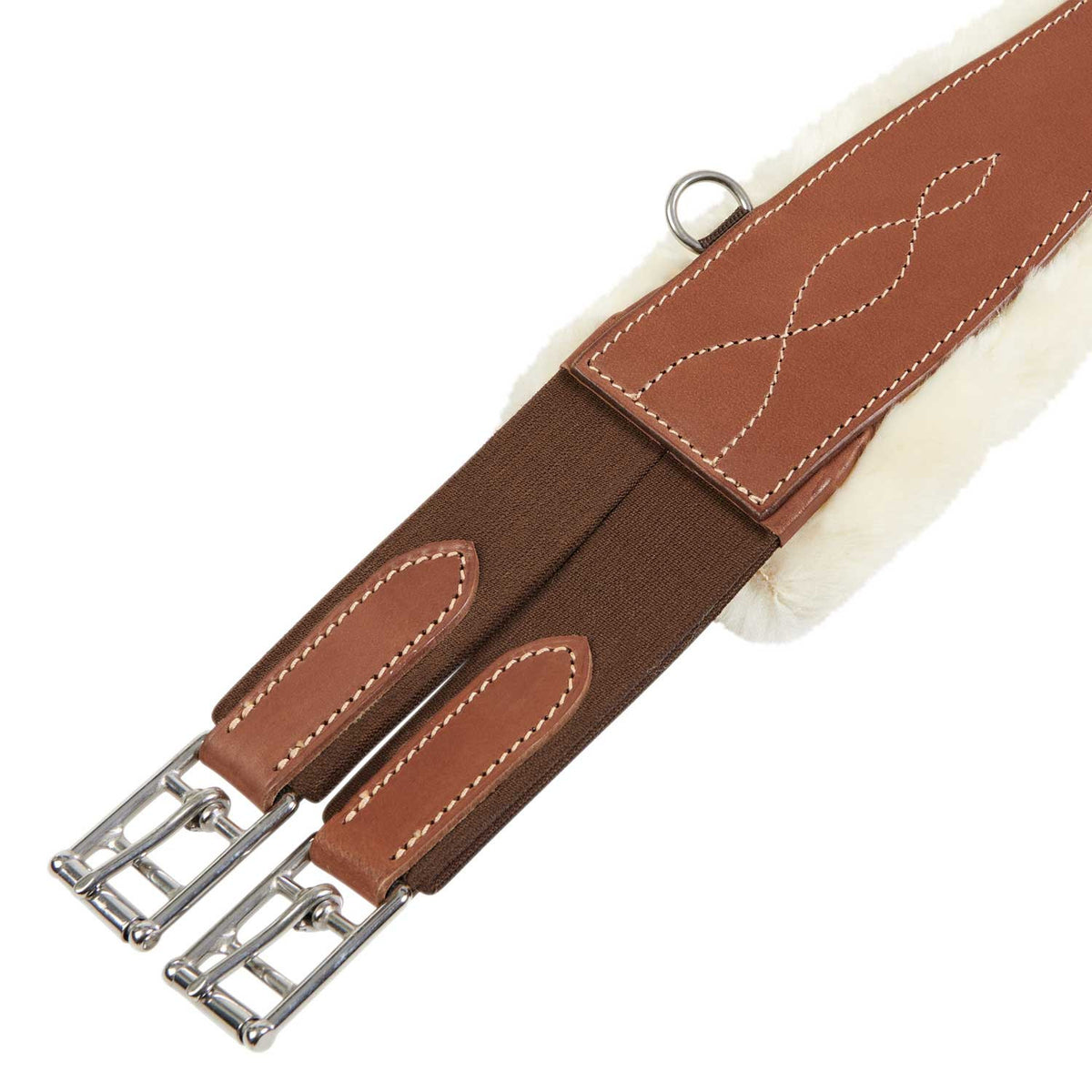 Equestro Jumping Girth With Synthetic Lambskin