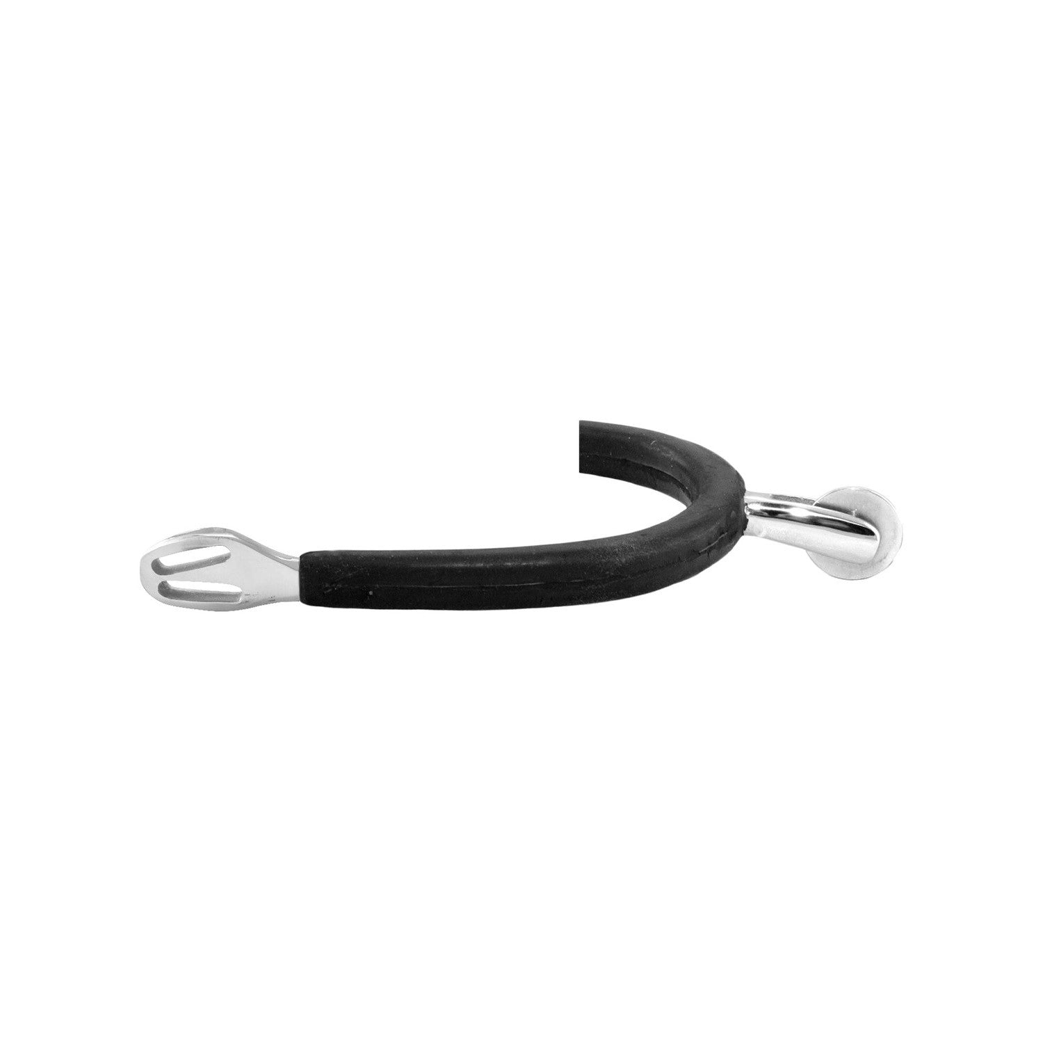 ROUND ROWEL RUBBER COVERED SPURS.