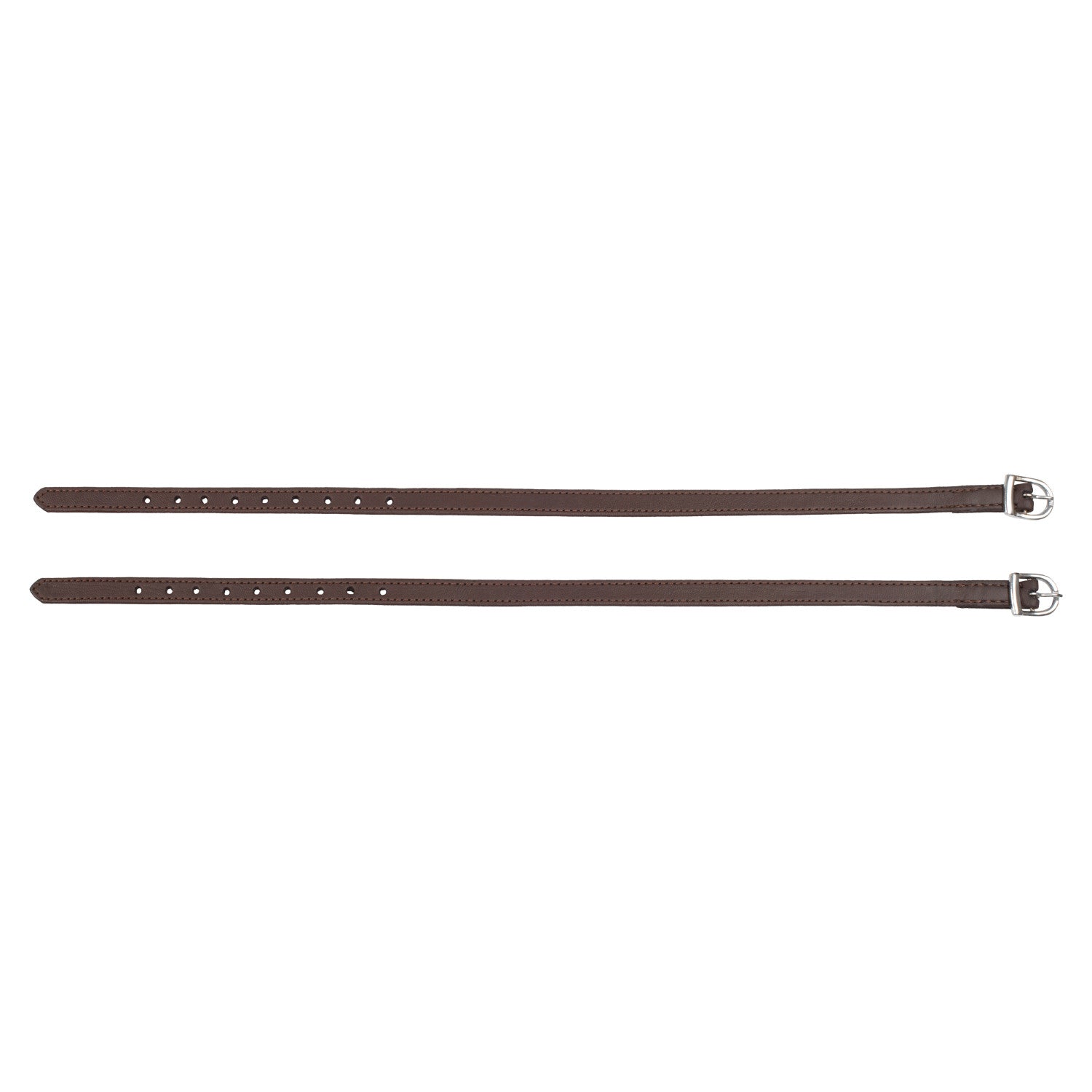 DOUBLE LEATHER SPUR STRAPS.