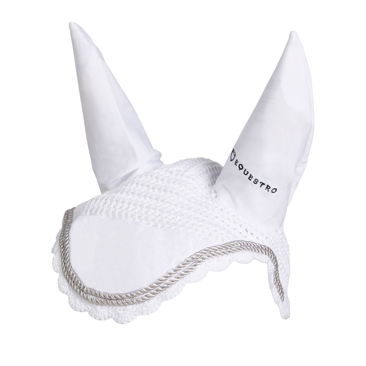 Knitted fly veil with cordura fabric.