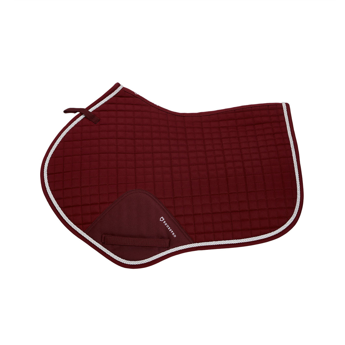 Equestro Shaped Jumping Saddle Pad In Cotton