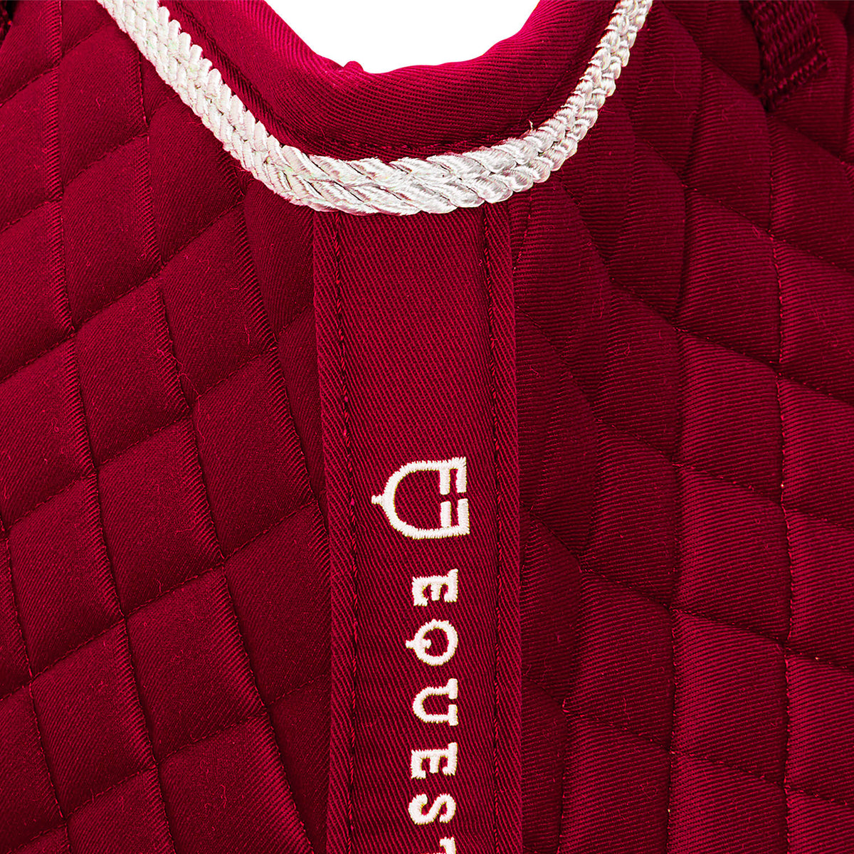 Equestro Shaped Jumping Saddle Pad In Cotton