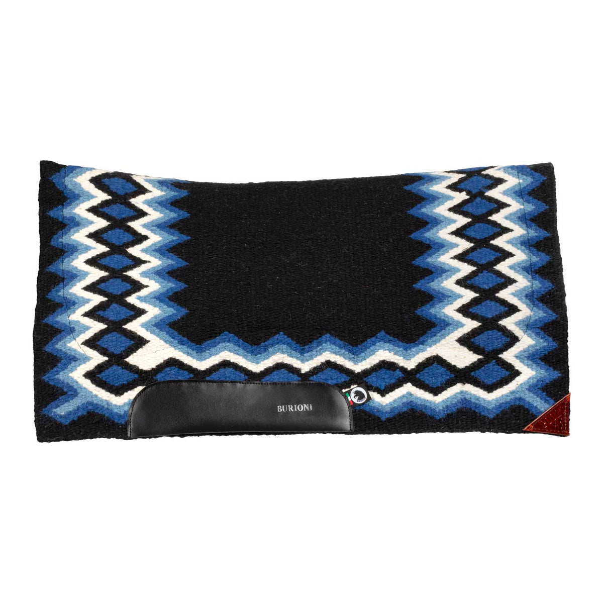 WESTERN SHOW SADDLE PAD IN WOOL WITH DRY F PADDING