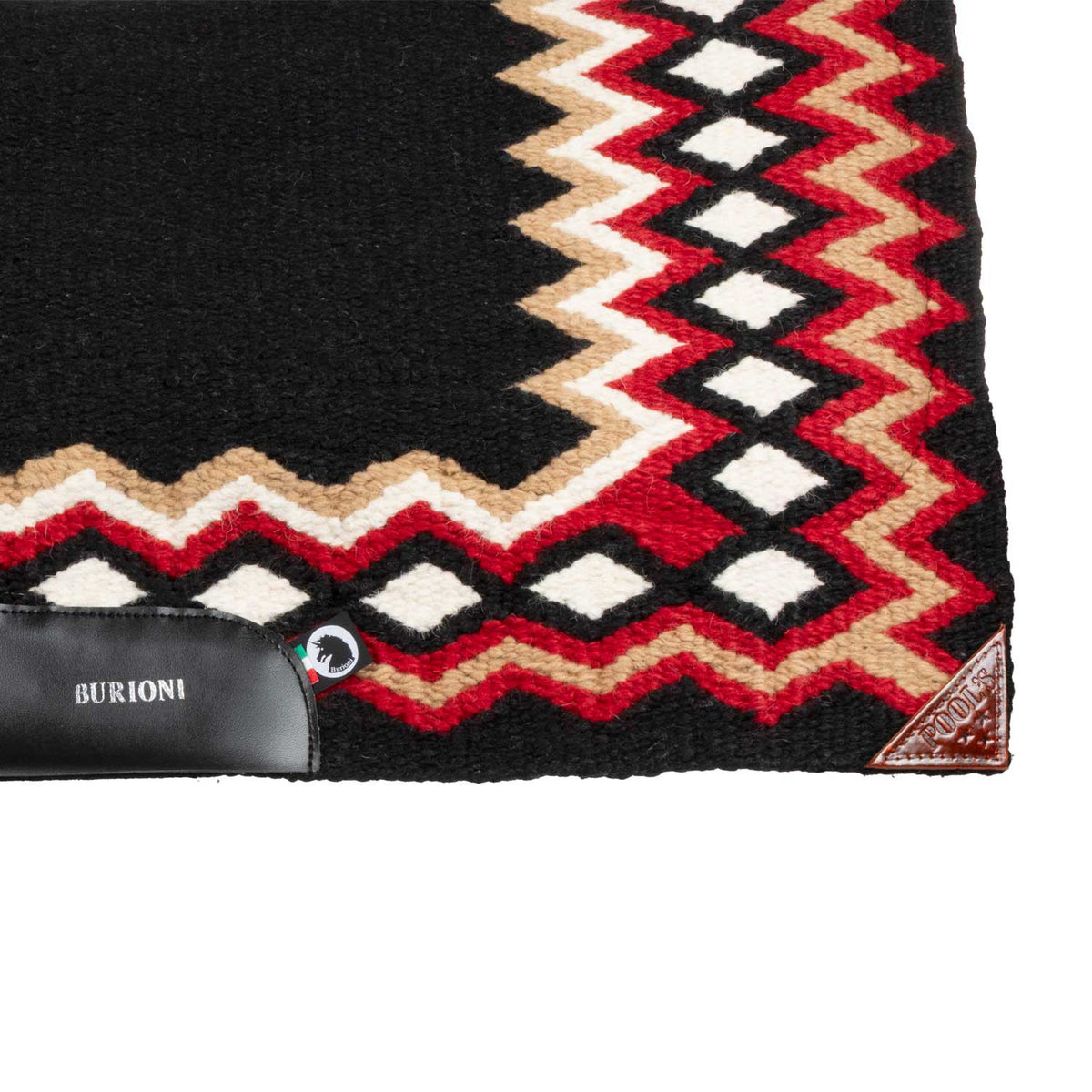 WESTERN SHOW SADDLE PAD IN WOOL WITH DRY F PADDING