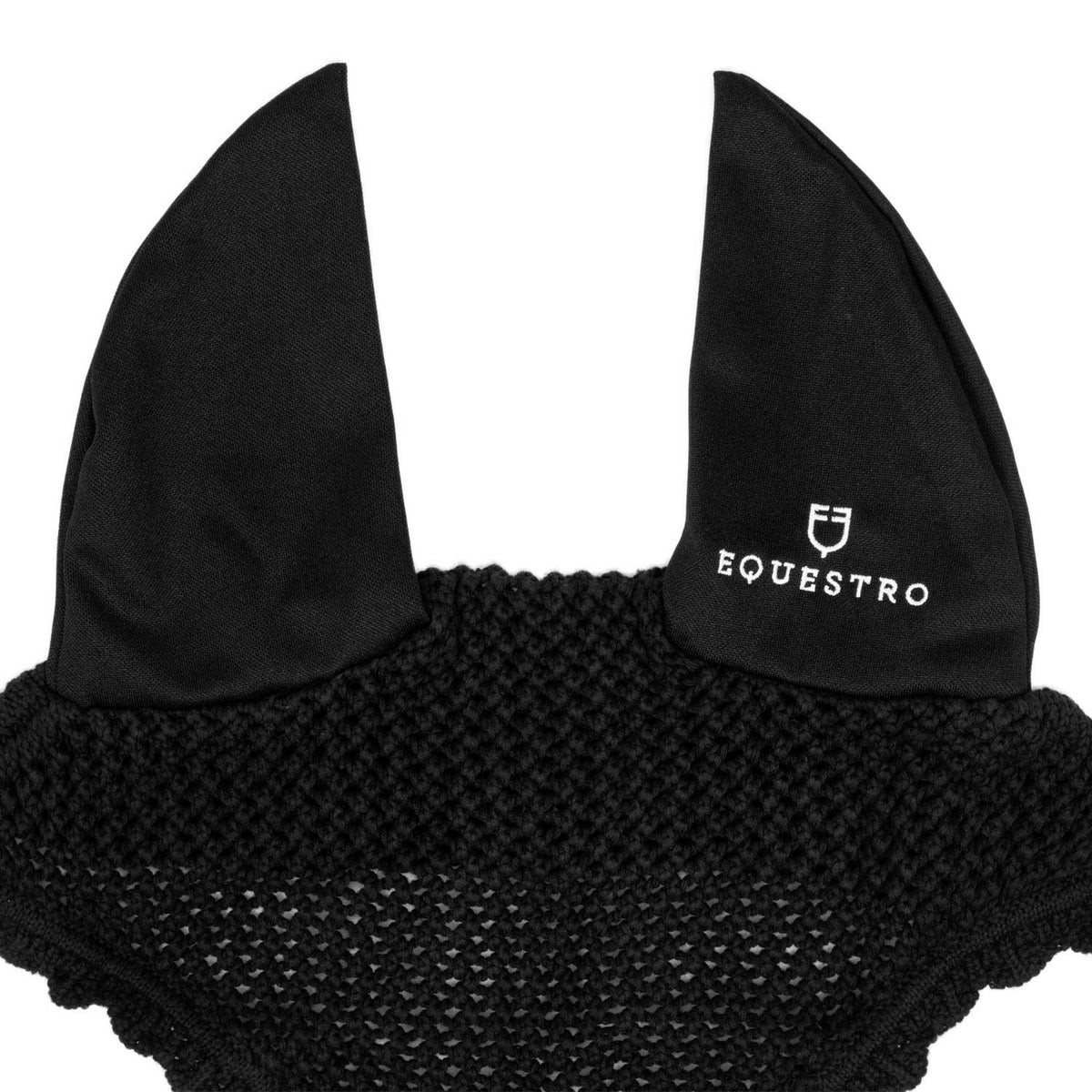 Equestro Knitted Fly Veil With Elastic Ears