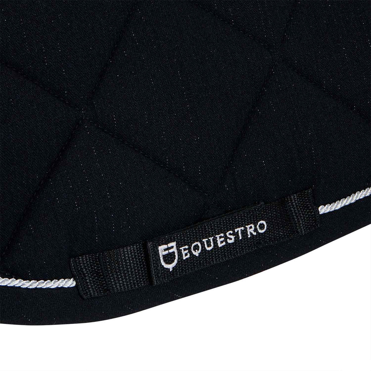 Equestro Jumping Saddle Pad In Cotton With Trim