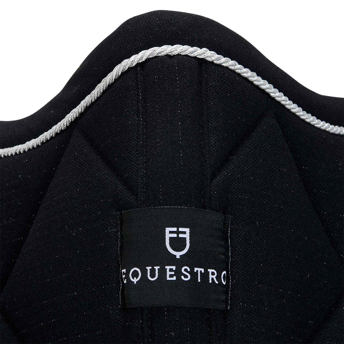 Equestro Jumping Saddle Pad In Cotton With Trim