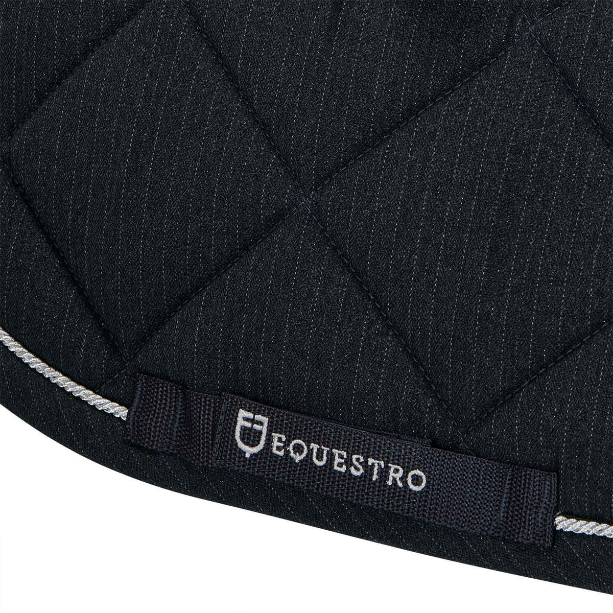 Equestro Jumping Saddle Pad In Cotton With Trim