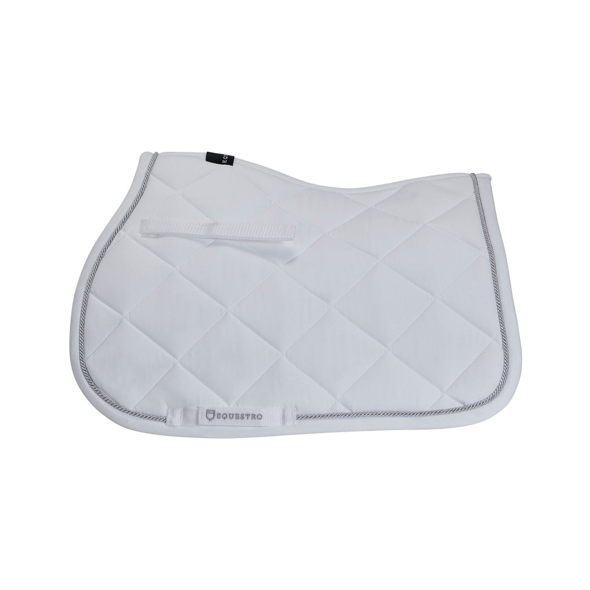 Equestro Jumping Saddle Pad In Cotton With Trim