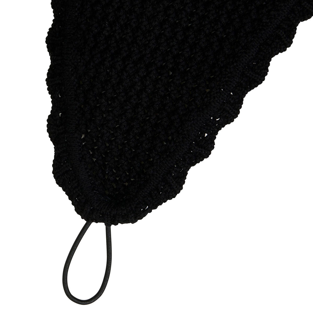 Equestro Knitted Fly Veil With Elastic Front Strap