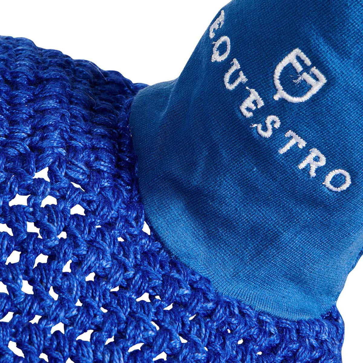 Equestro Knitted Fly Veil With Elastic Front Strap