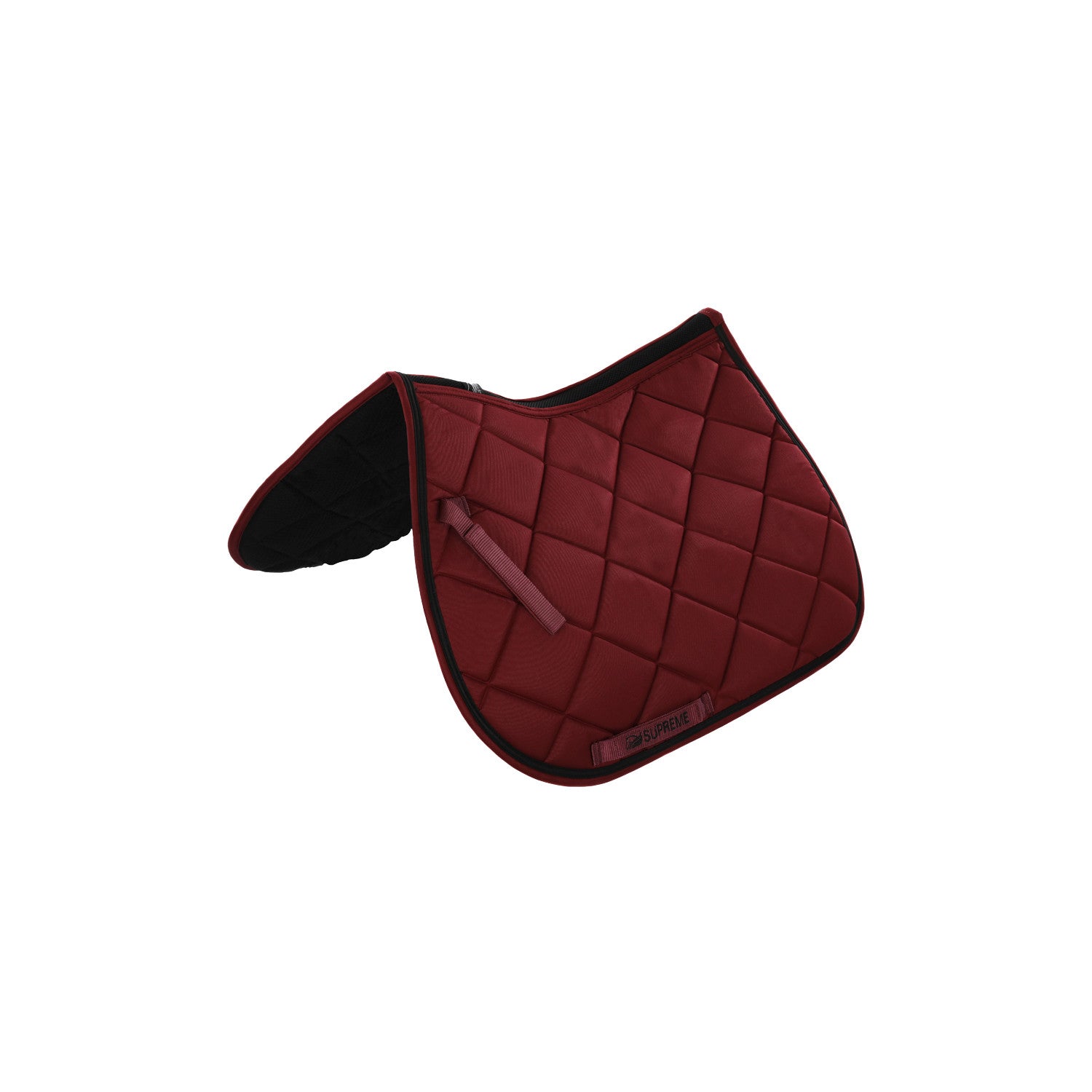 Quilted pony jumping saddle.