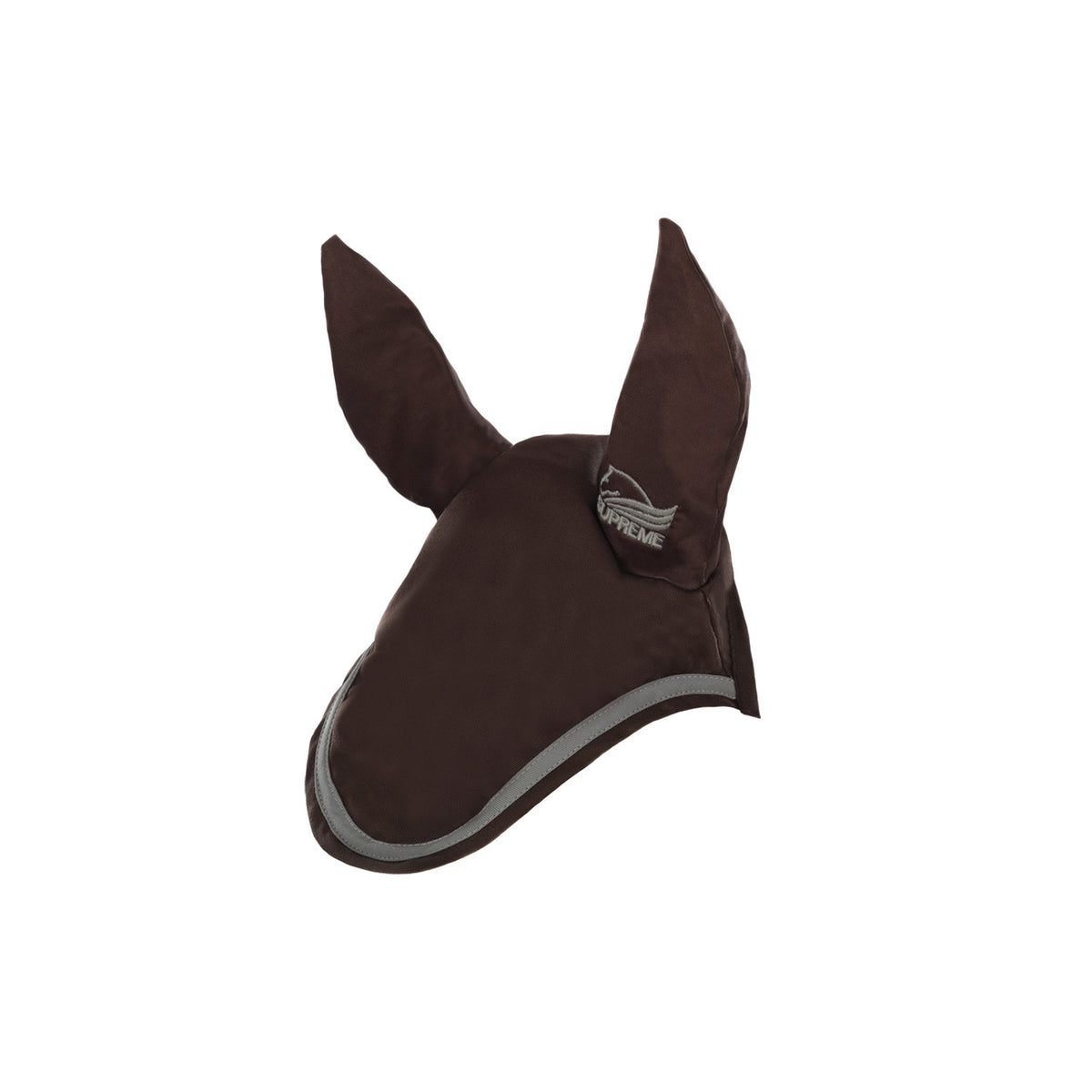 Cotton pony bonnet with contrast piping