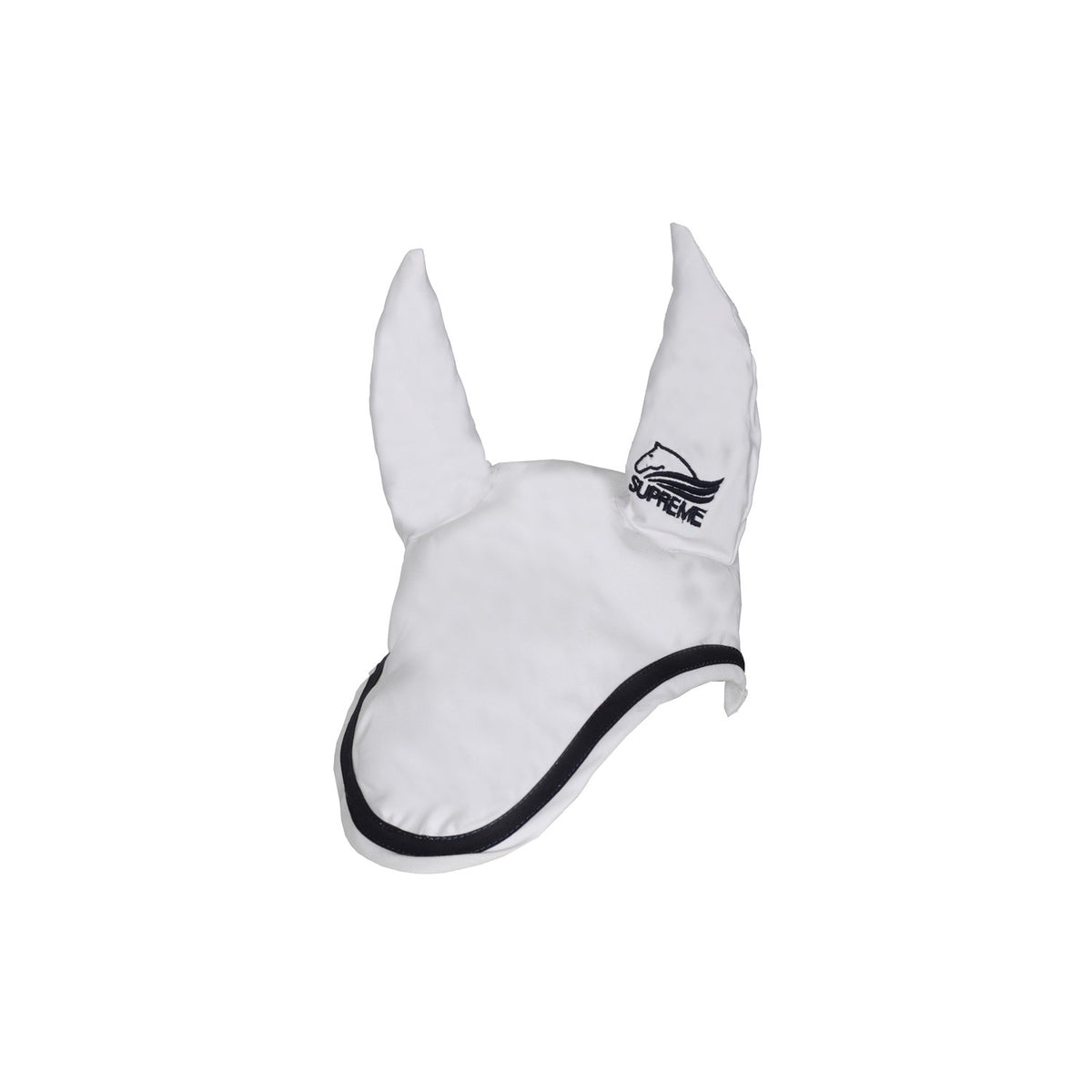 Cotton pony bonnet with contrast piping