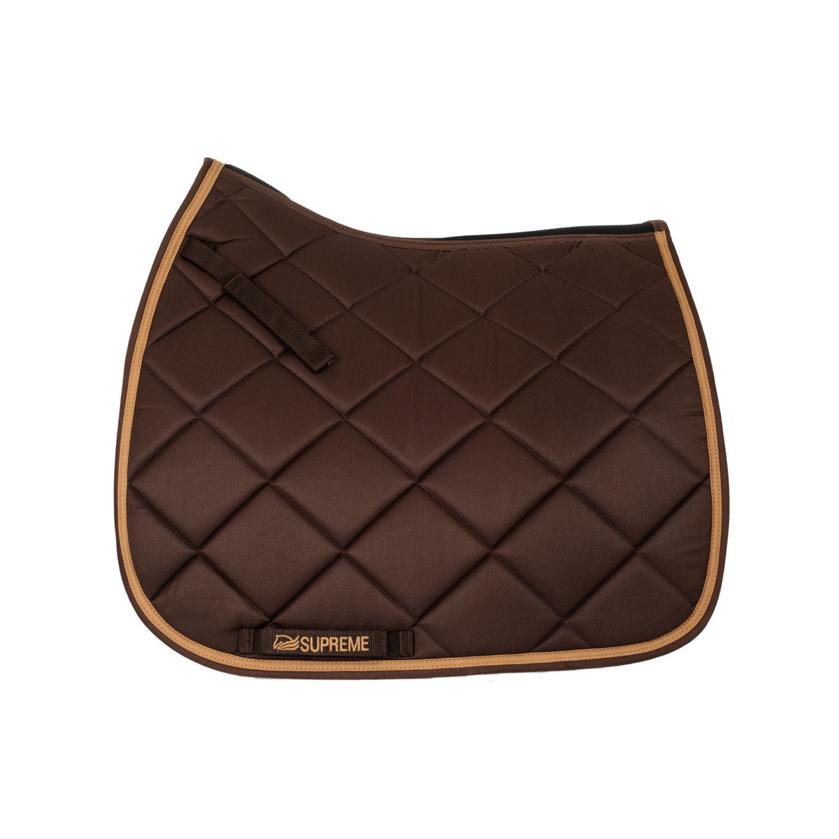Quilted dressage saddle pad