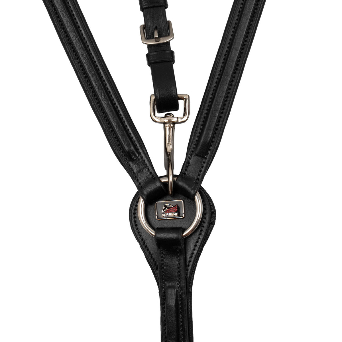 Padded breastplate with removable martingale