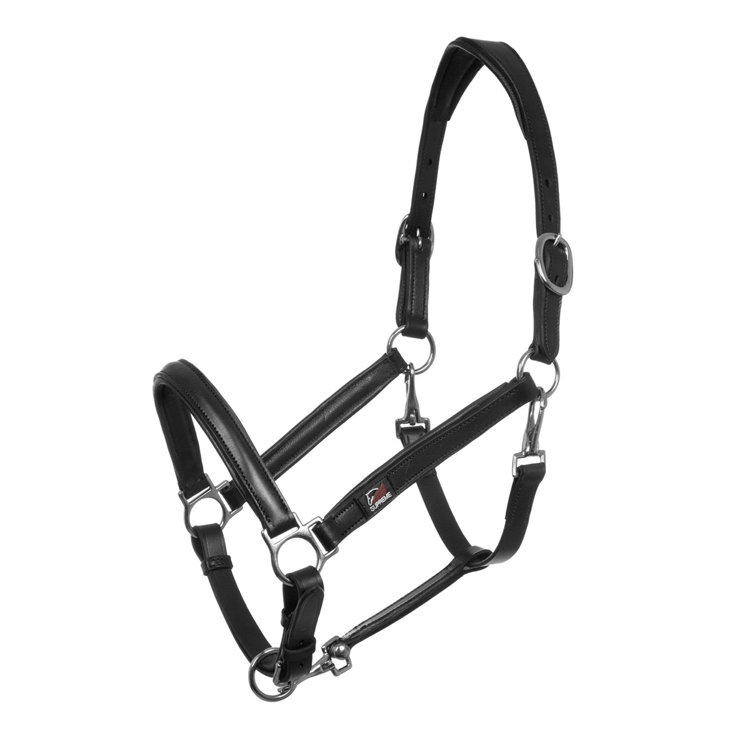 ERGONOMIC LEATHER HALTER.