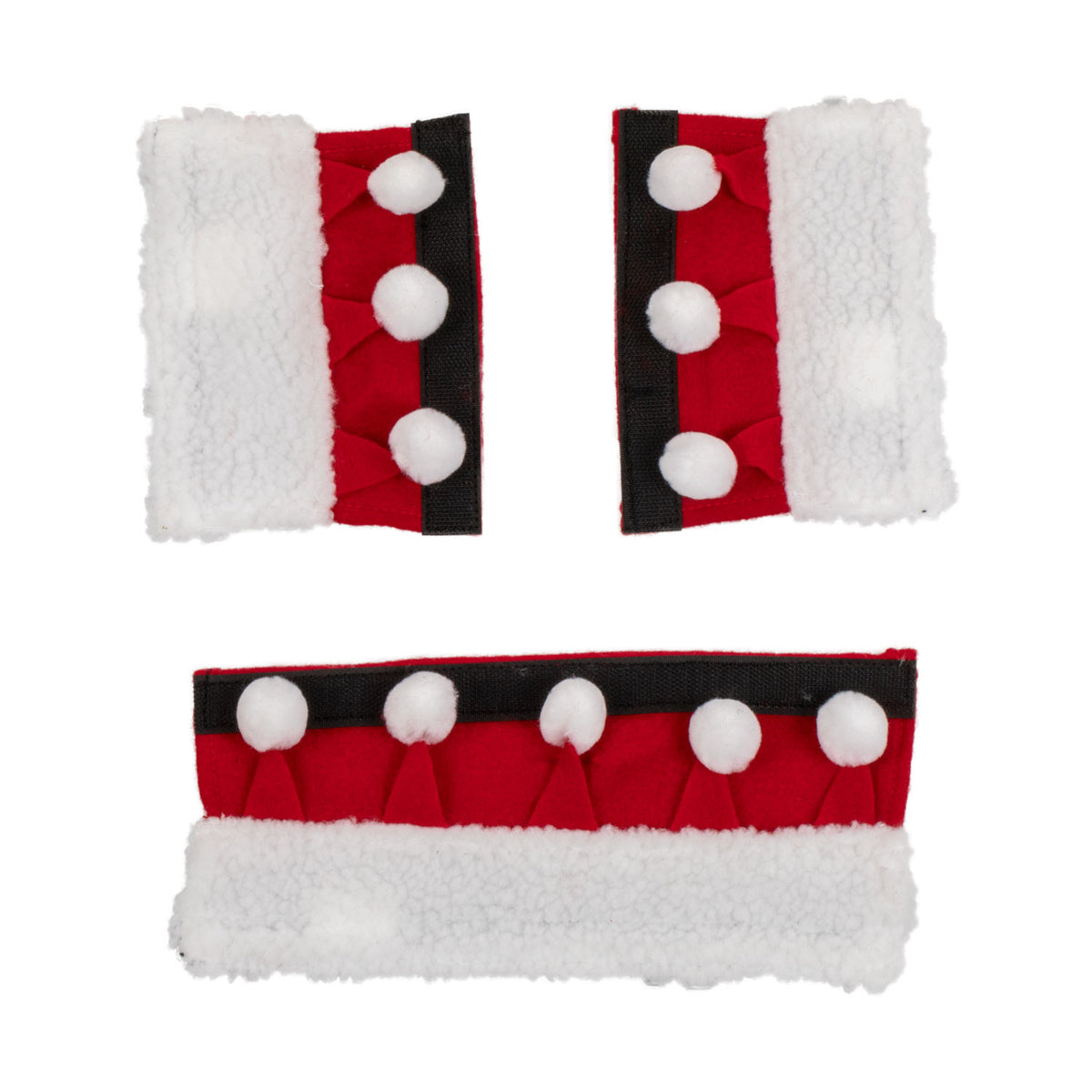 CHRISTMAS COLLECTION SET OF HALTER CHEEKS + NOSEBAND COVER