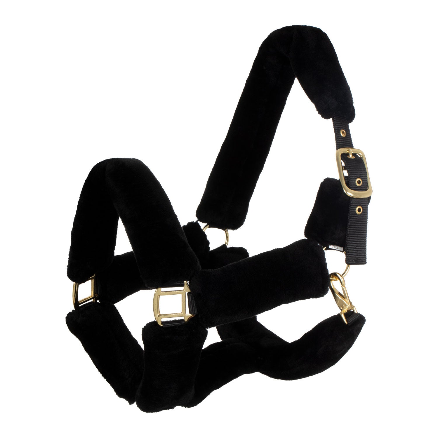 NYLON HALTER WITH SYNTHETIC WOOL LINING PREMIUM.