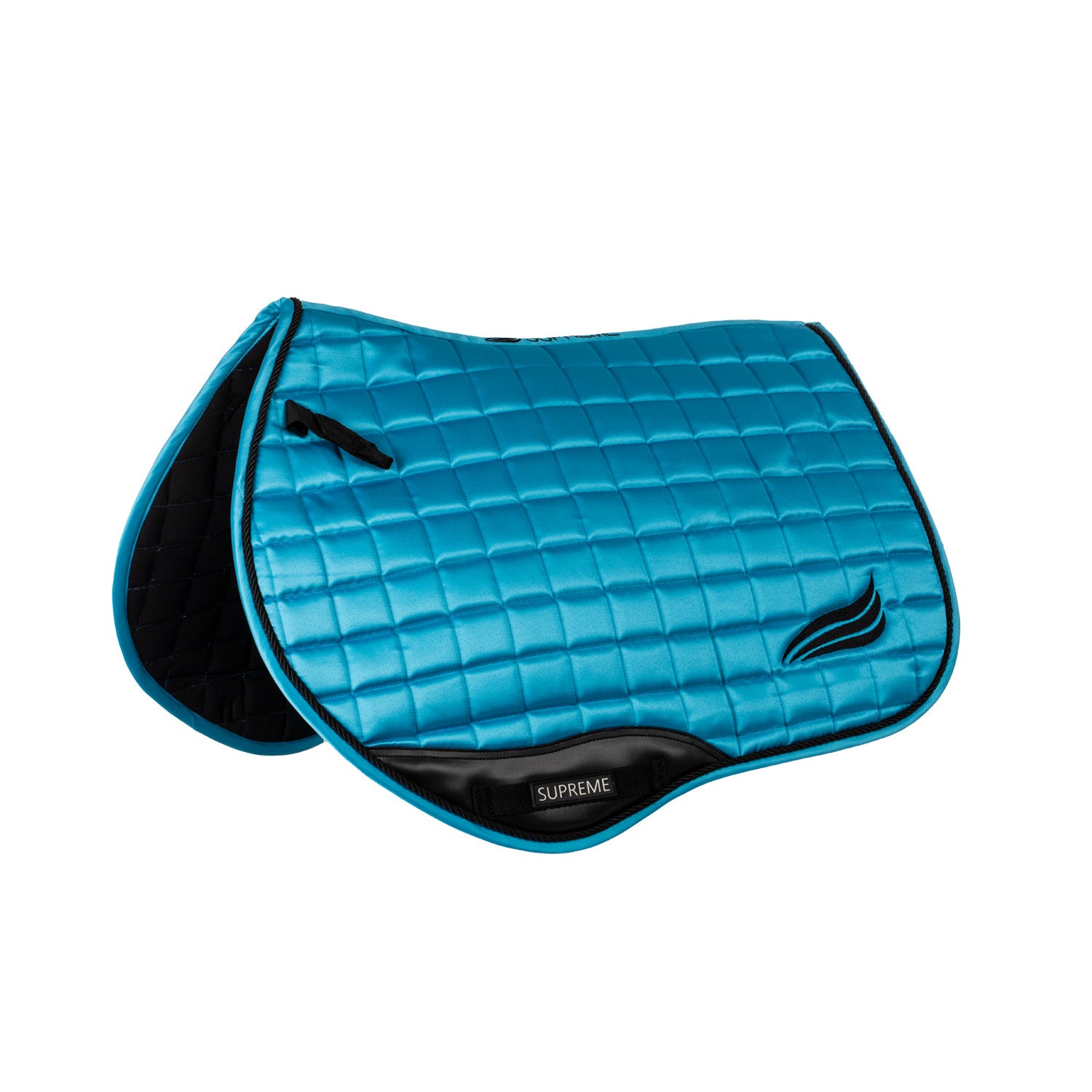 Satin jumping saddle pad.