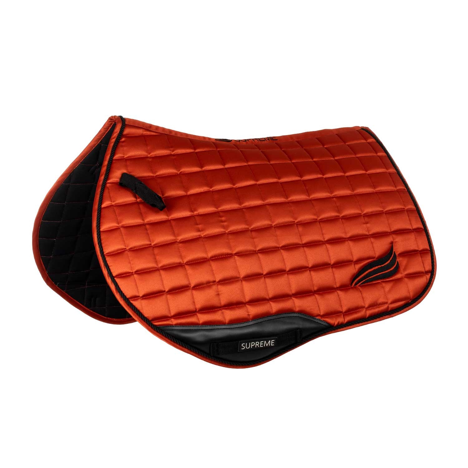 Satin jumping saddle pad.