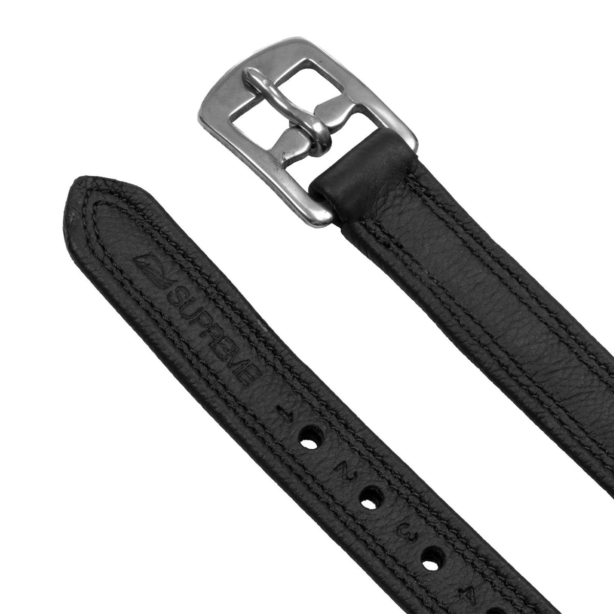 BUFF SOFTY COVERED STIRRUP LEATHER WITH NYLON INSIDE SS CURVED BUCKLE