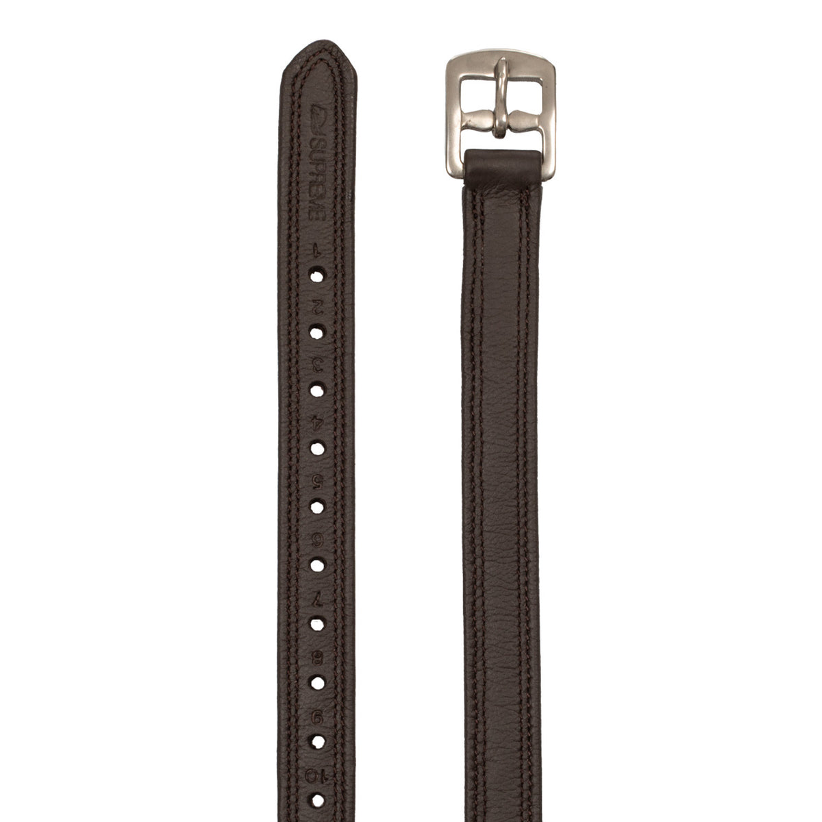 BUFF SOFTY COVERED STIRRUP LEATHER WITH NYLON INSIDE SS CURVED BUCKLE