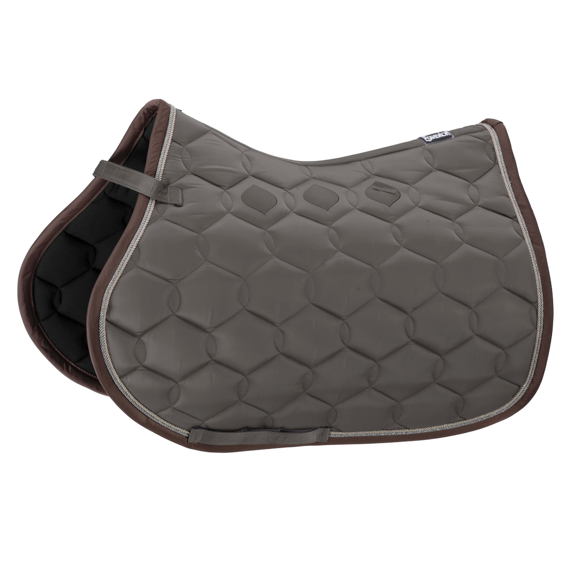 Eskadron Glossy Wave Contrast Saddle Pad.