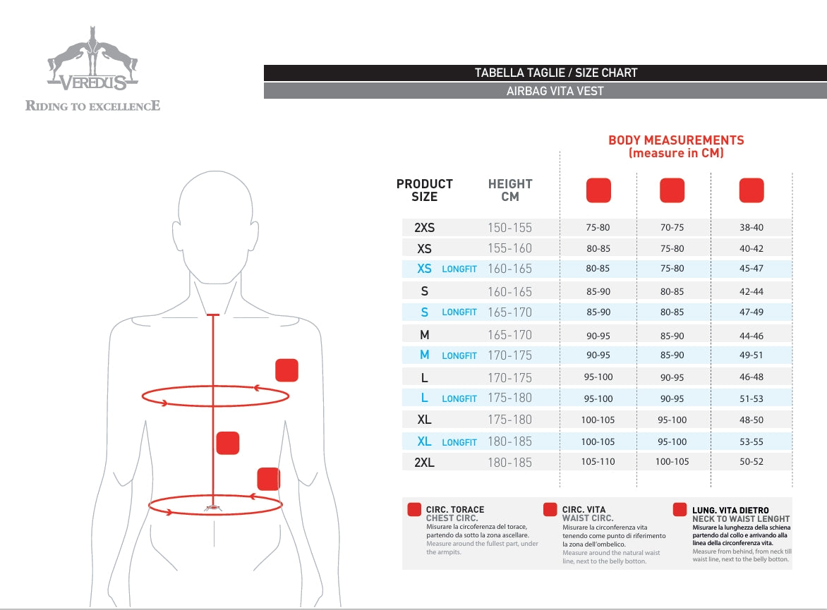 Veredus Vita Airbag Safety Vest