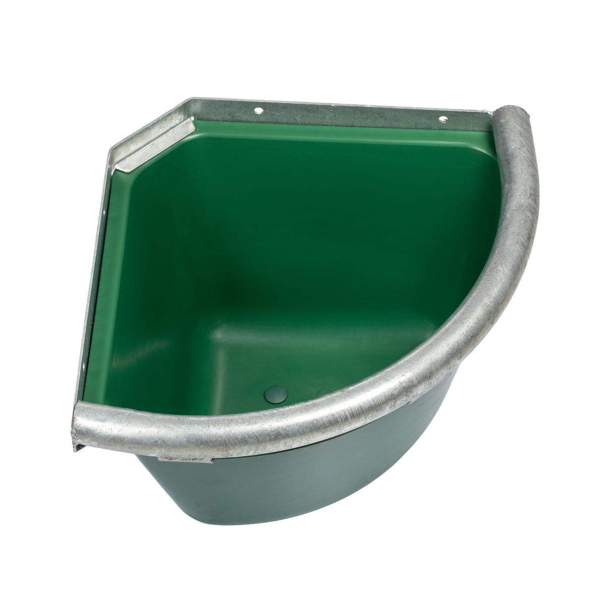 CORNER FEEDER WITH GALVANIZED EDGE