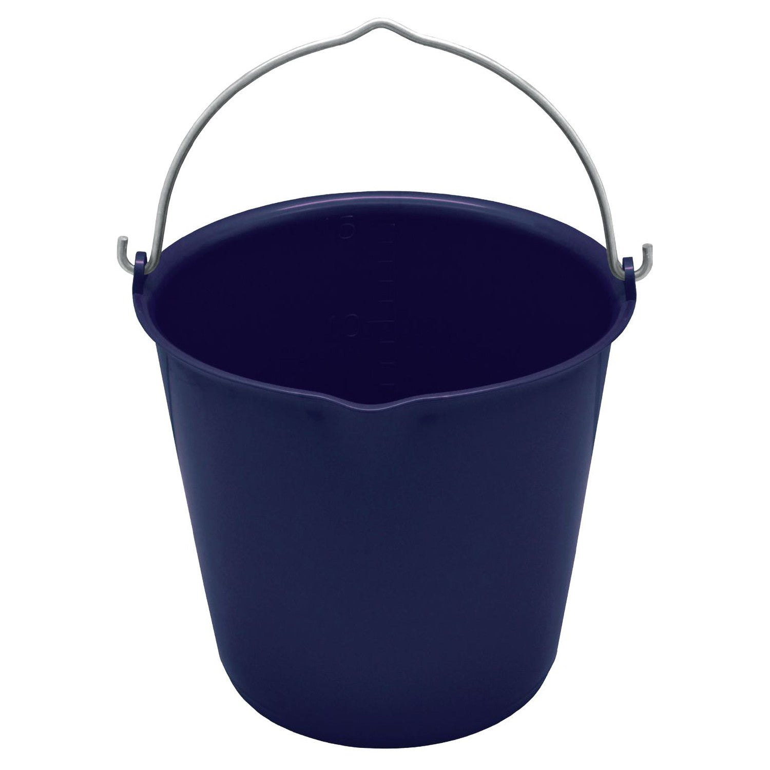 FLEX PLASTIC BUCKET WITH METAL HANDLE CAPACITY 15 LT.