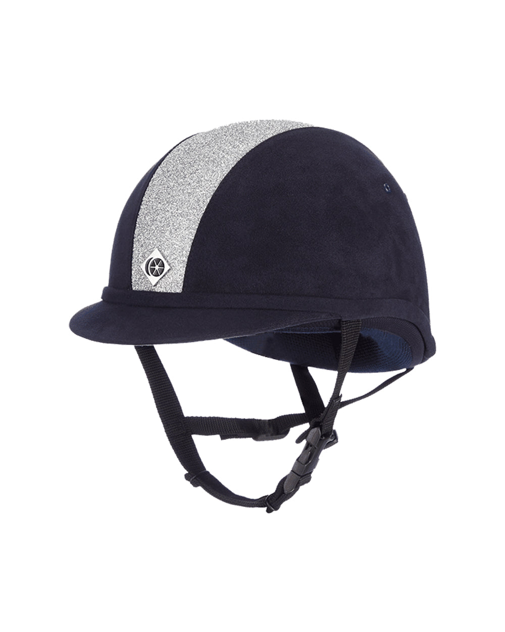 Charles Owen YR8 Sparkly Fixed Peak Riding Helmet.