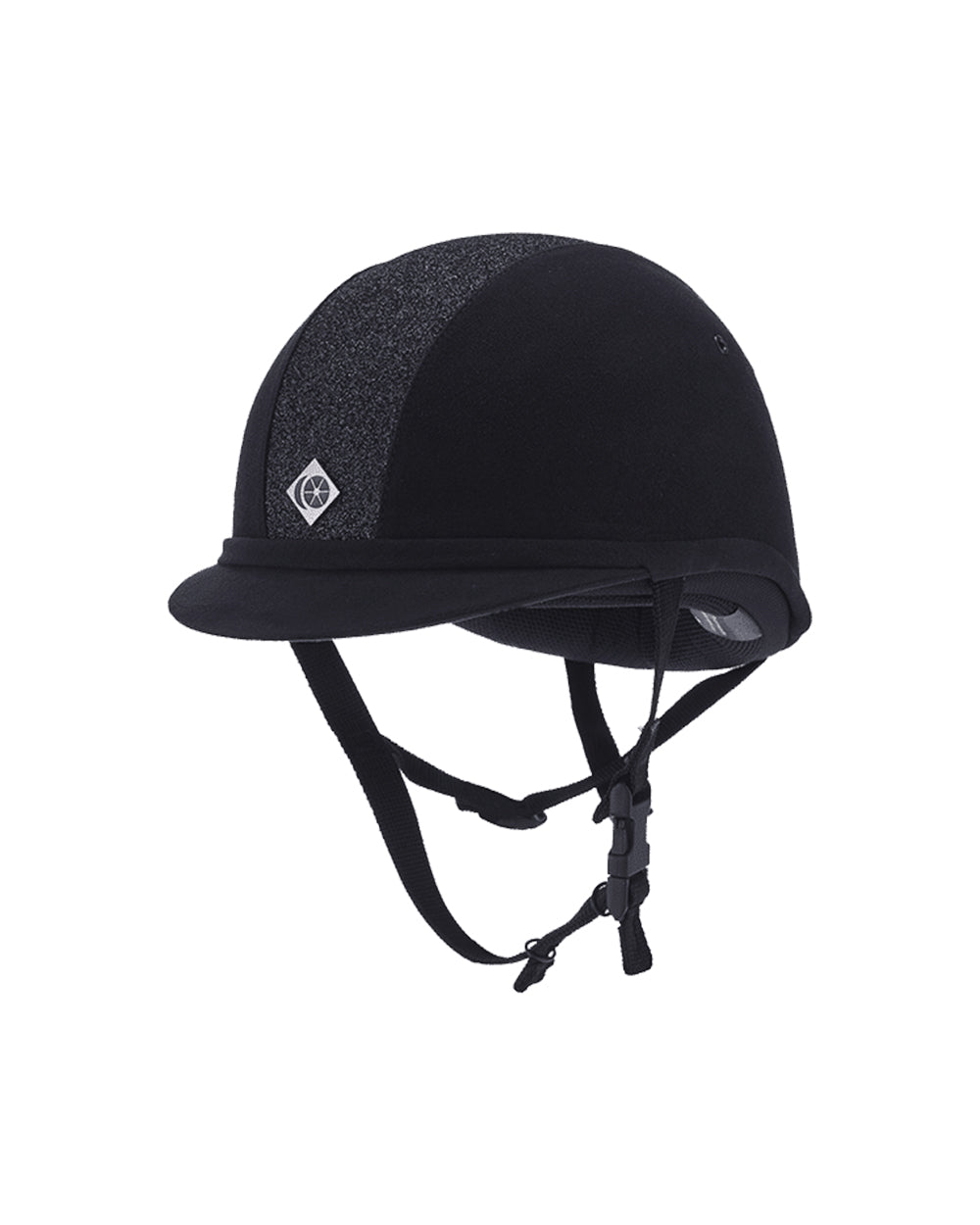 Charles Owen YR8 Sparkly Fixed Peak Riding Helmet.