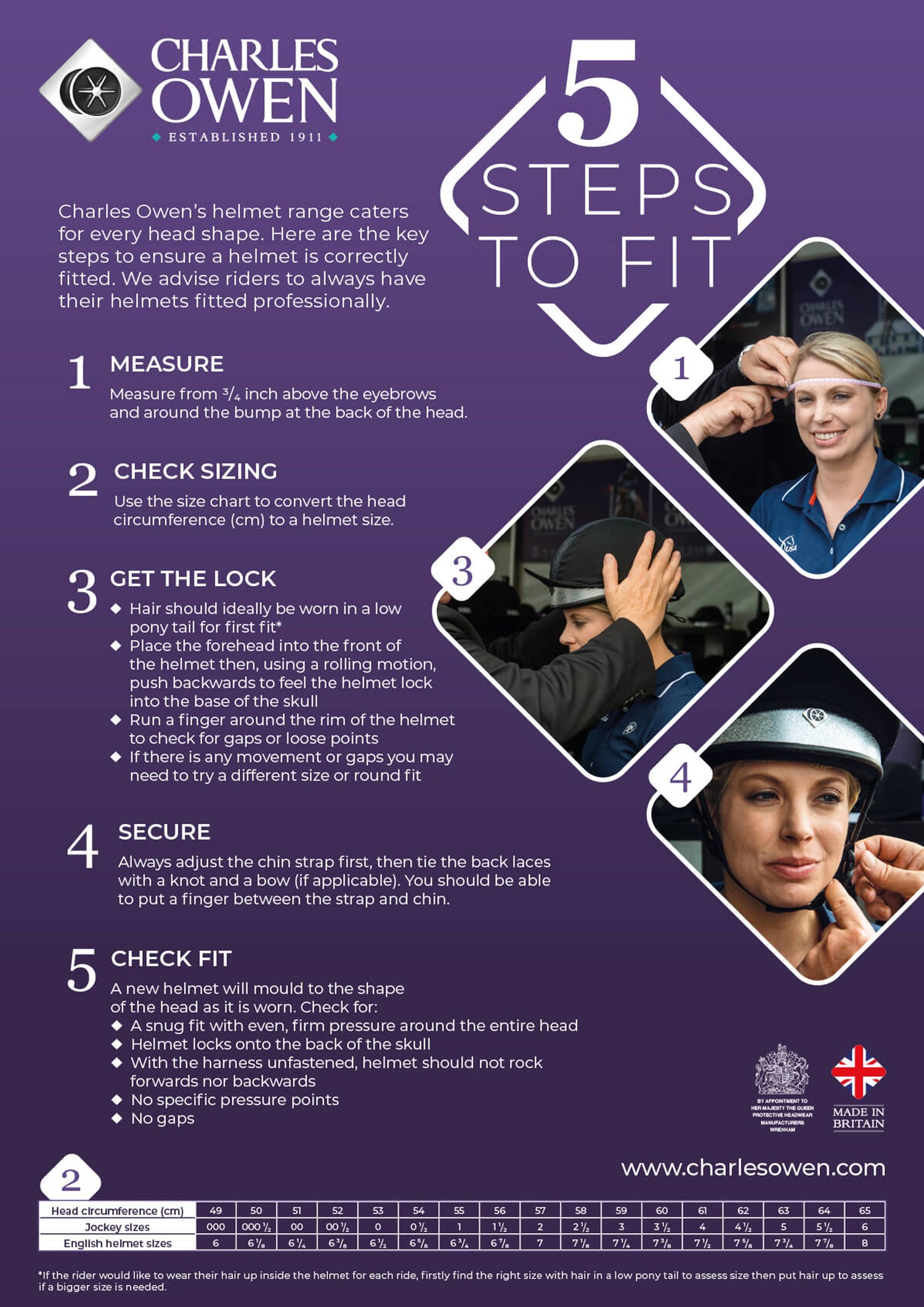 Charles Owen YR8 Sparkly Fixed Peak Riding Helmet.