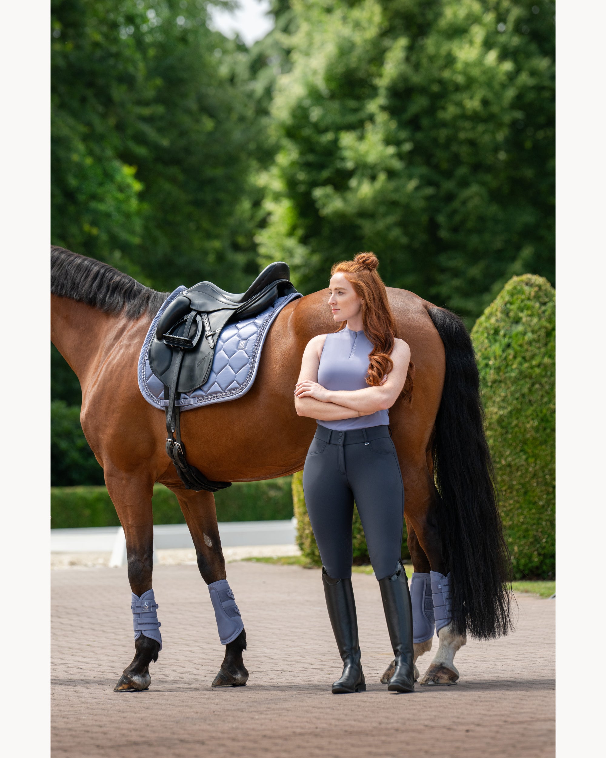 Eskadron Satin Frills Saddle Pad CS26