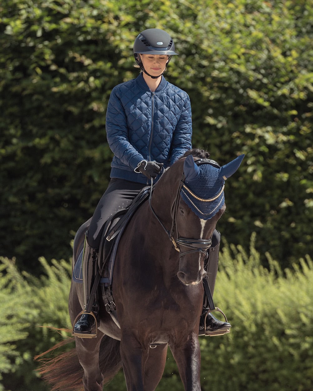 Eskadron Quilted Blouson Ladies Jacket Heritage 2024 - Night Blue.