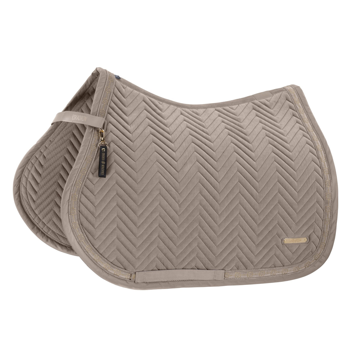 HERITAGE Velvet Saddle Cloth - Ash