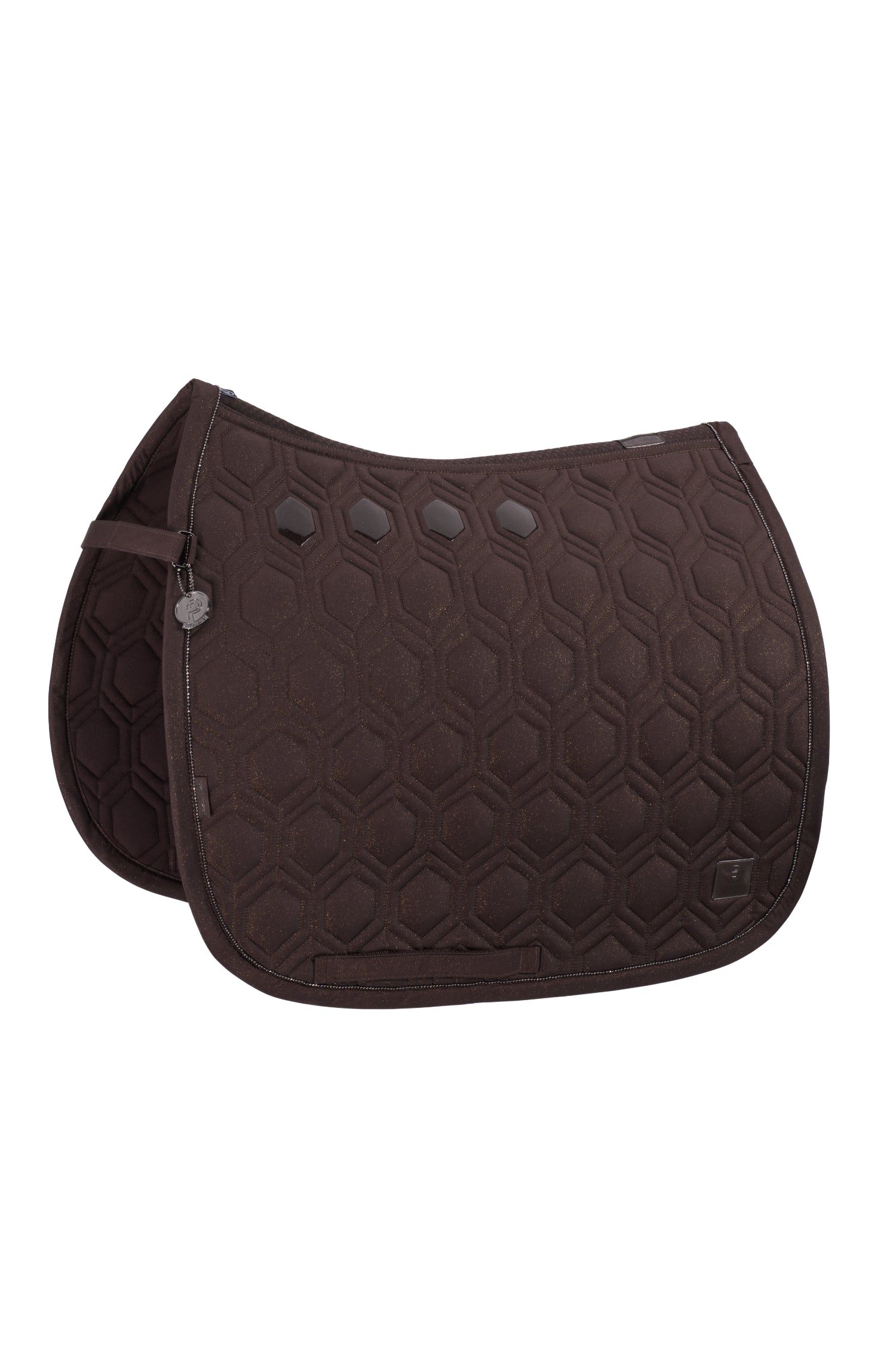 Eskadron Sparkle Emblem Saddle Pad Platinum 24.