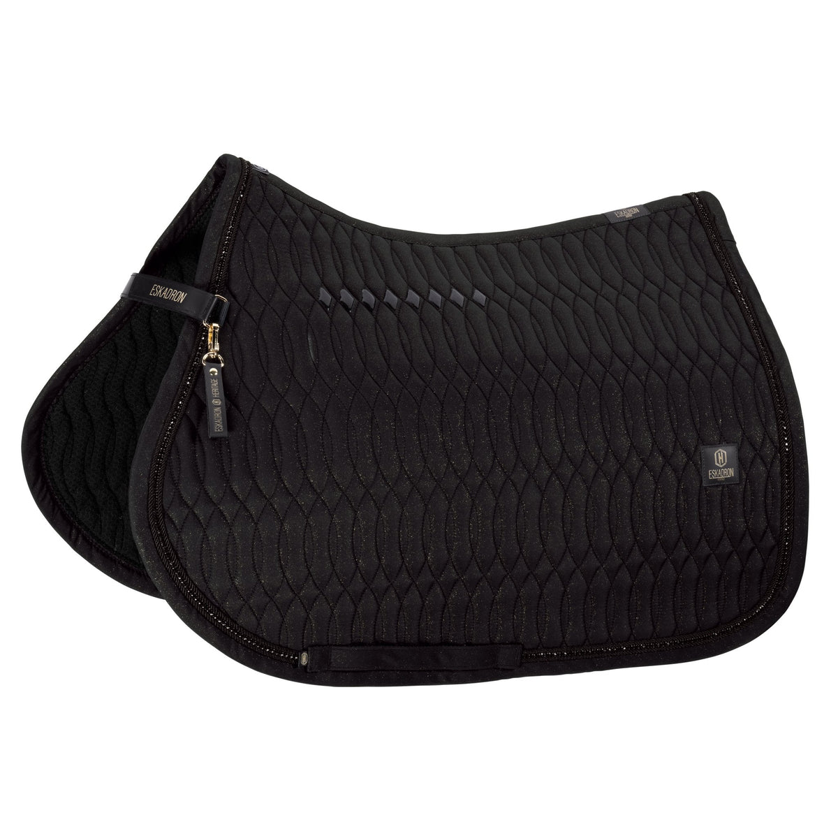 HERITAGE SPARKLE CRYSTAL Saddle Cloth - Black