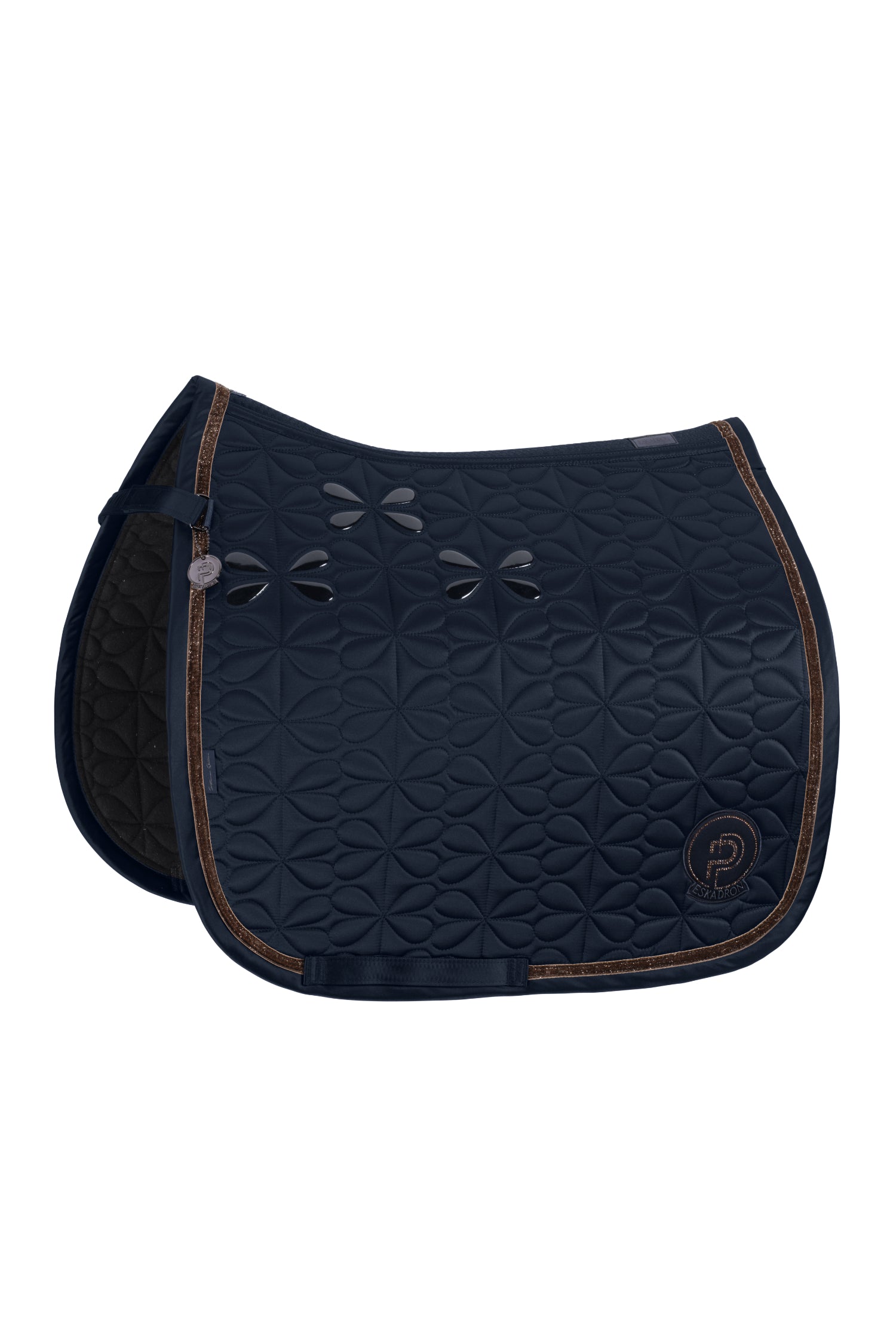 Eskadron Mattgloss Bow Saddle Pad Platinum 24.