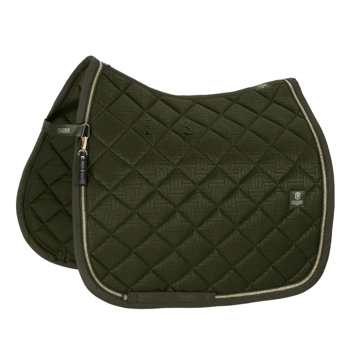 HERITAGE JACQUARD Saddle Cloth - Deep Moss