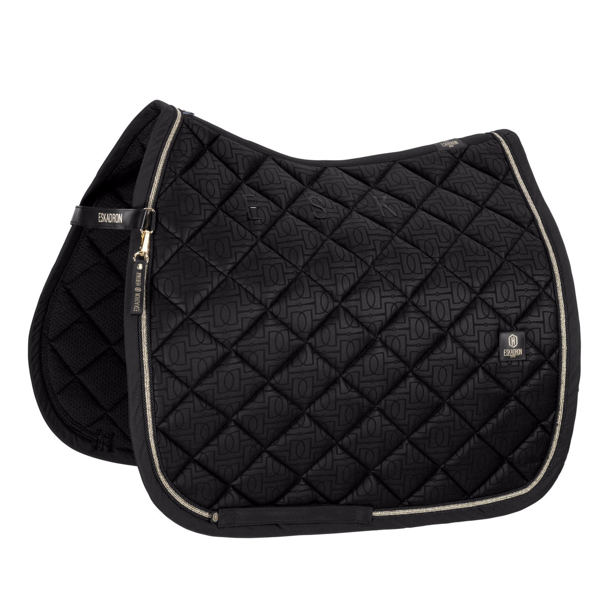 HERITAGE JACQUARD Saddle Cloth - Black