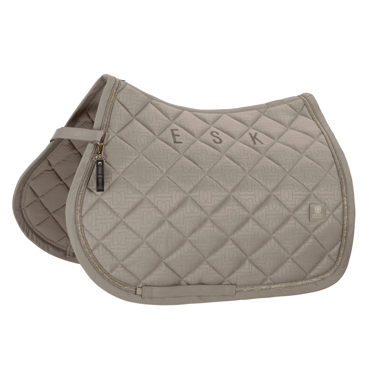 HERITAGE JACQUARD Saddle Cloth - Ash