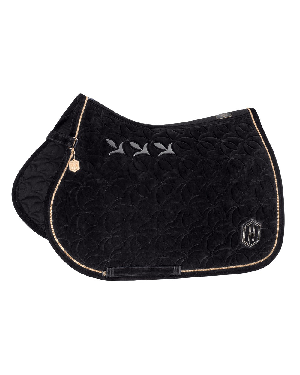 Eskadron Velour Emblem Saddle Pad Heritage 2024 - Black.