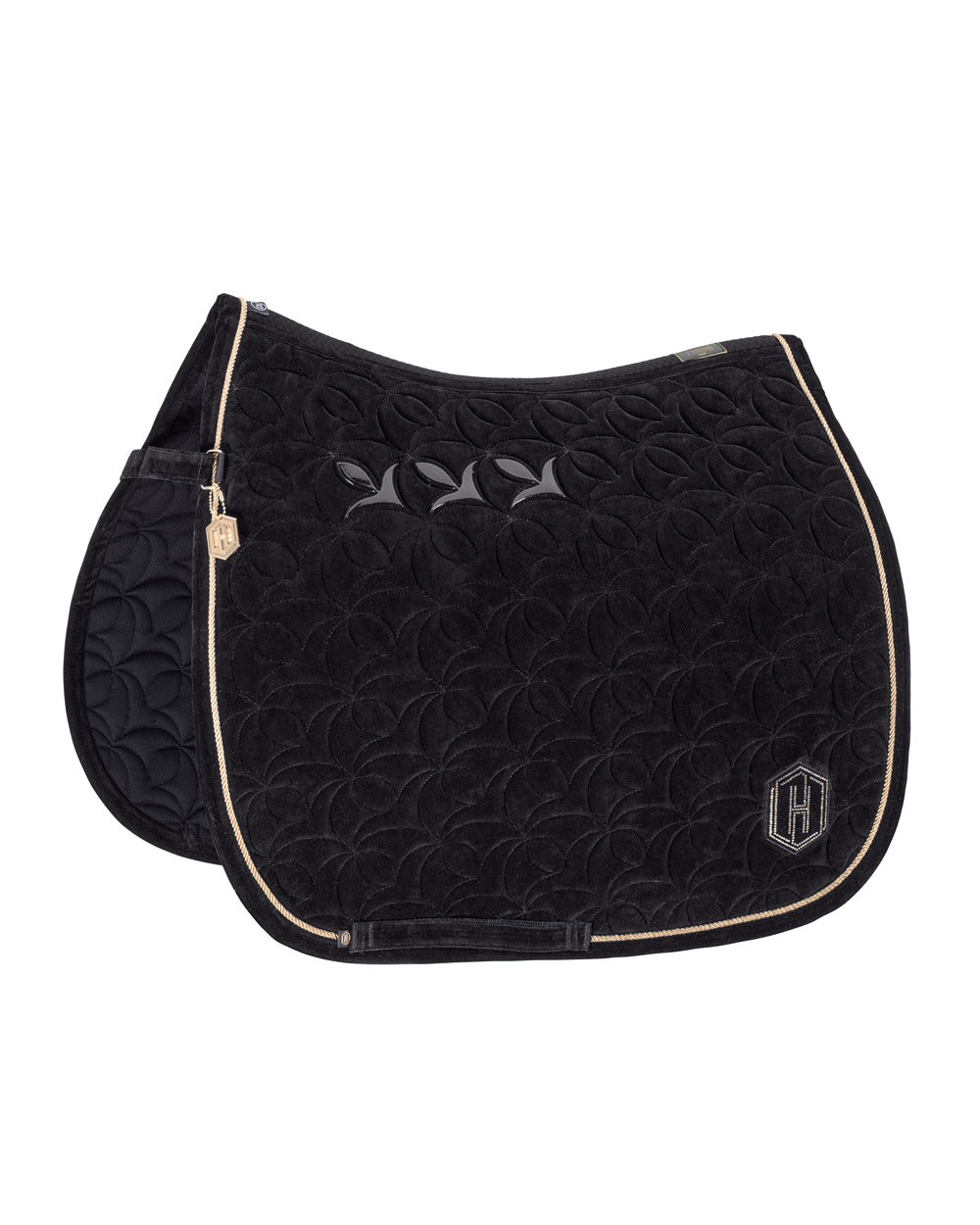 Eskadron Velour Emblem Saddle Pad Heritage 2024 - Black.