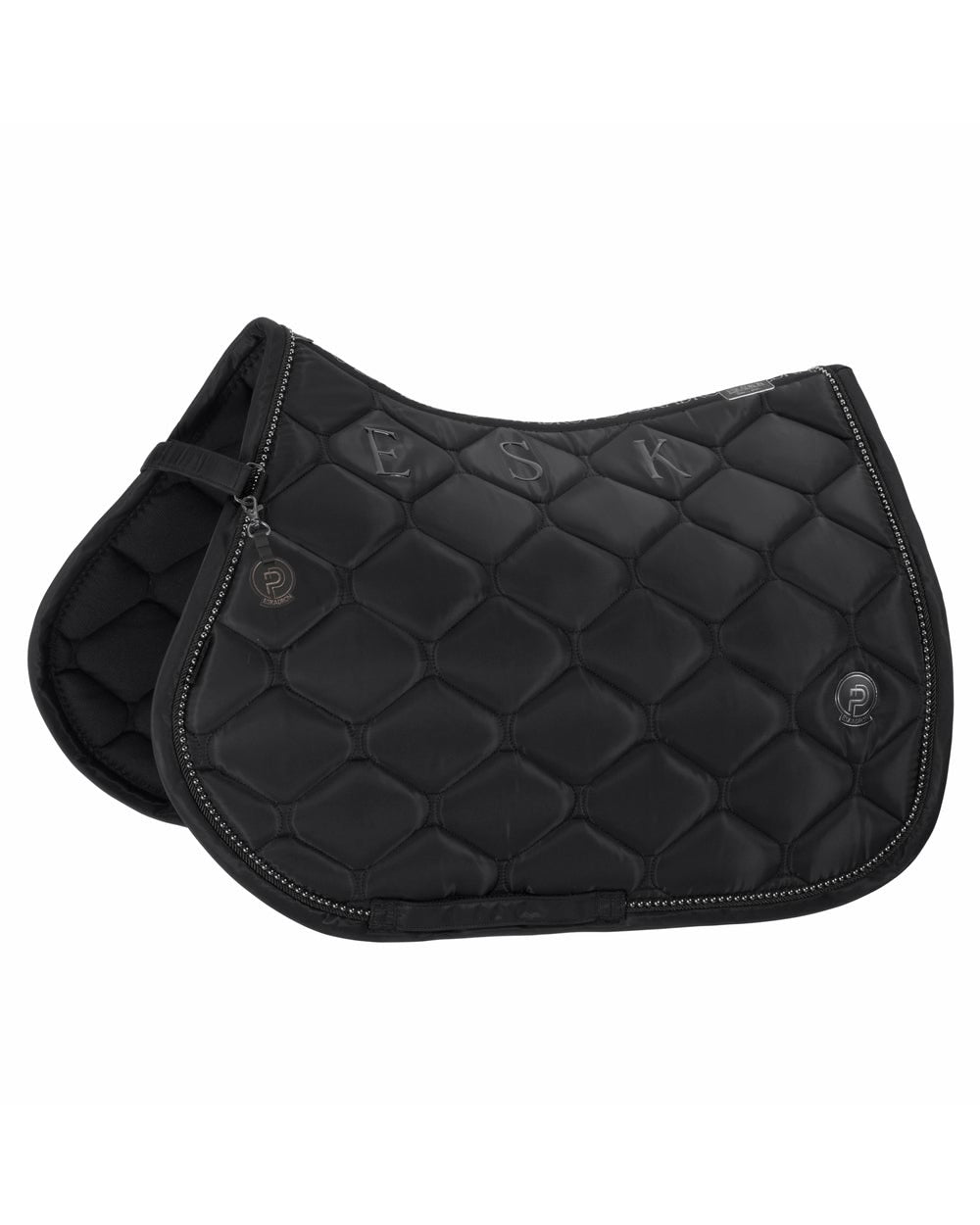 Eskadron High Gloss Pearls Saddle Pad Platinum 25.