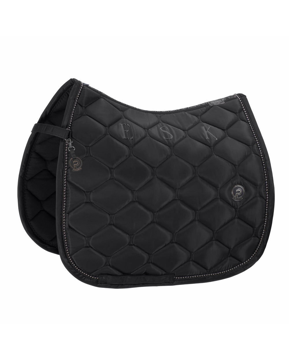 Eskadron High Gloss Pearls Saddle Pad Platinum 25.